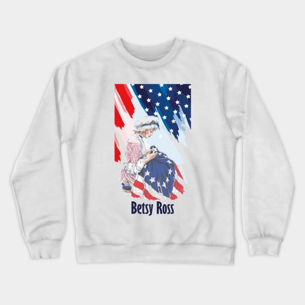 Stand up for Betsy Ross Crewneck Sweatshirt by benshirt